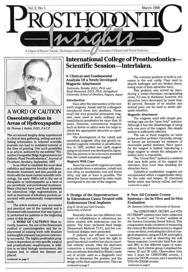 Insights Newsletter Nov 1994