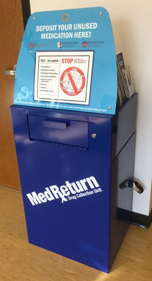 Pennsylvania Medication Take-Back Program Container