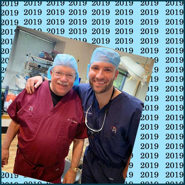 Photo of Dr. Thomas Balshi with Dr. Robert Slauch